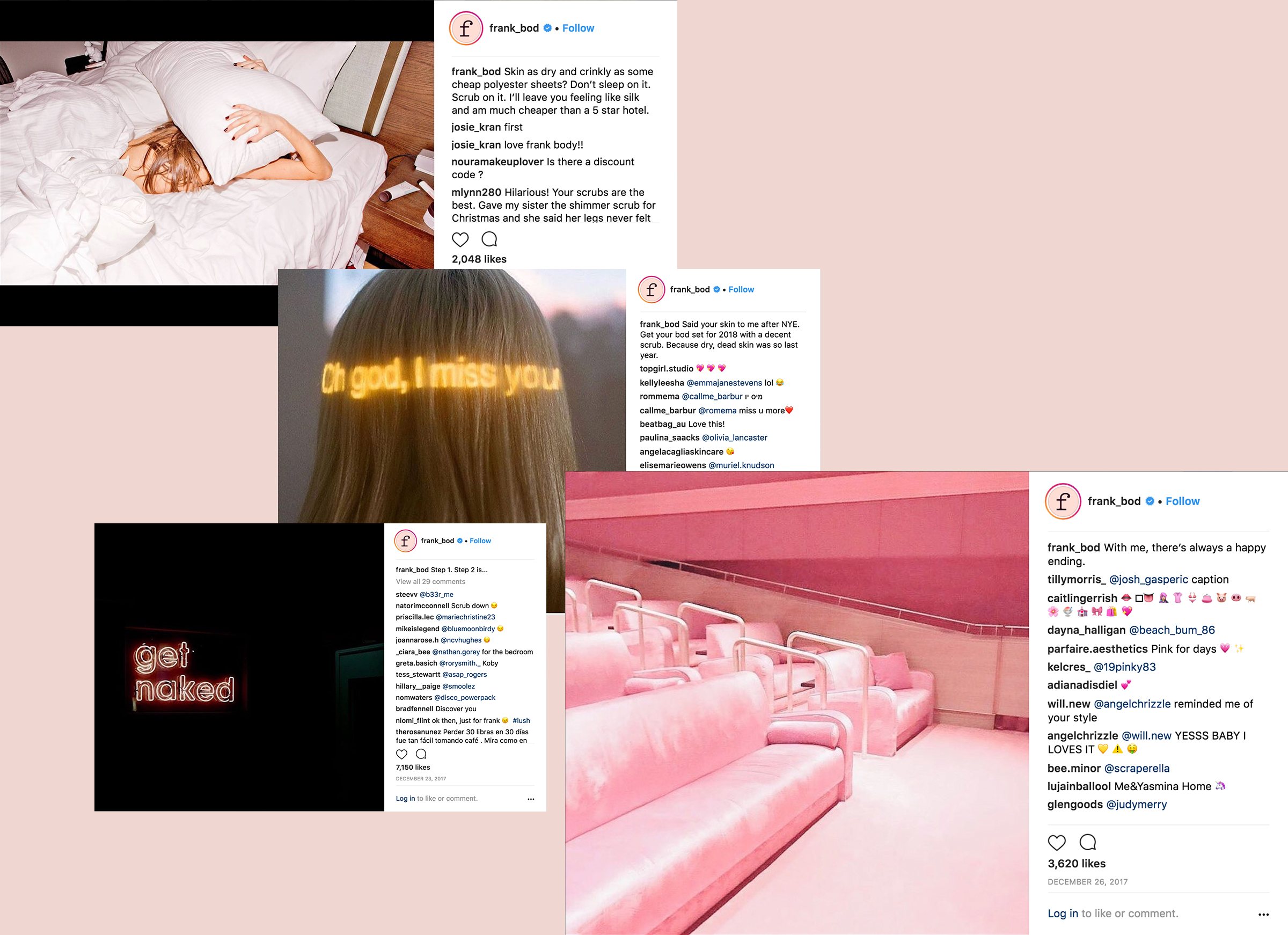 Frank Body Social Media